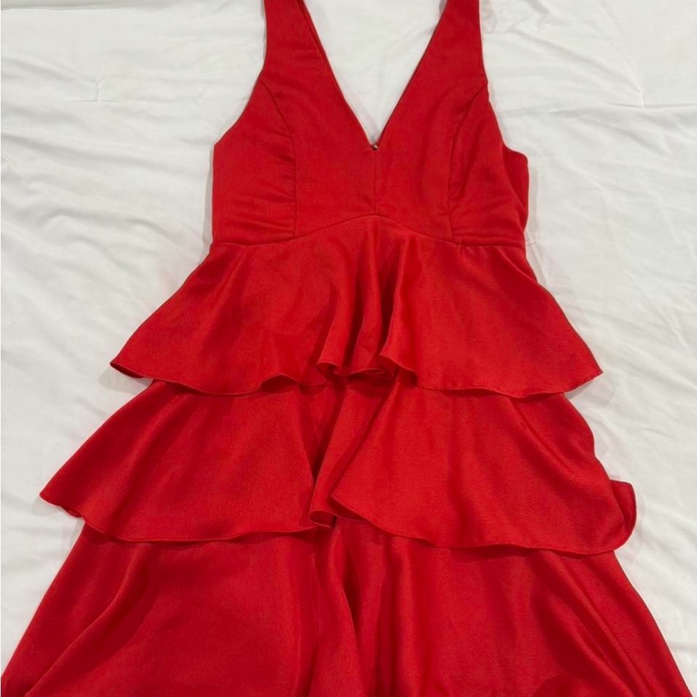 Red Layered Dress